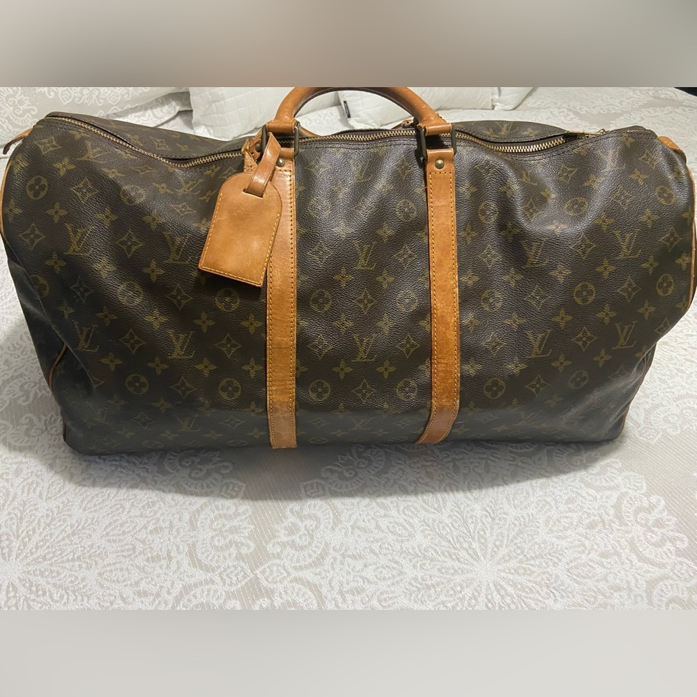 Authentic vintage Louis Vitton Monogram Keepall Bandolier 50 - Picture 4 of 11